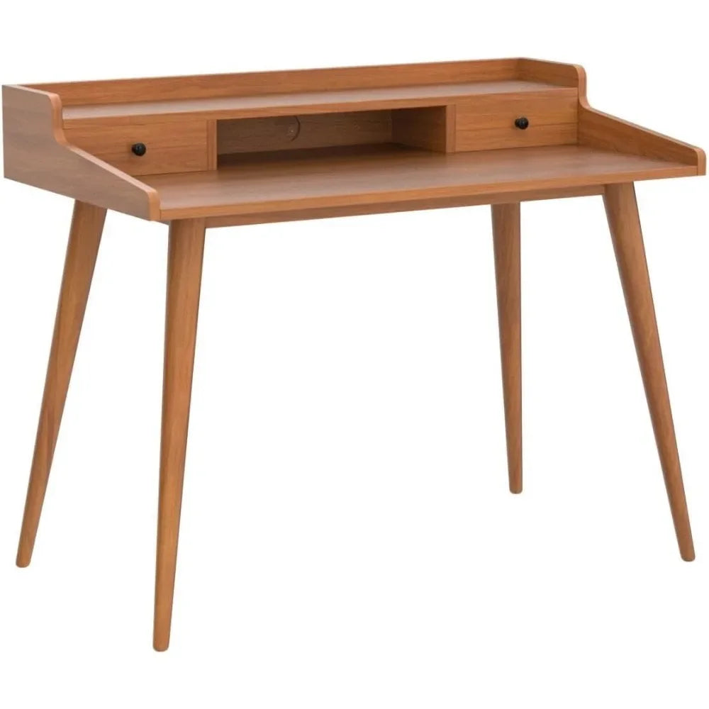 Mid-Century Writing Desk and Monitor Stand - 43"
