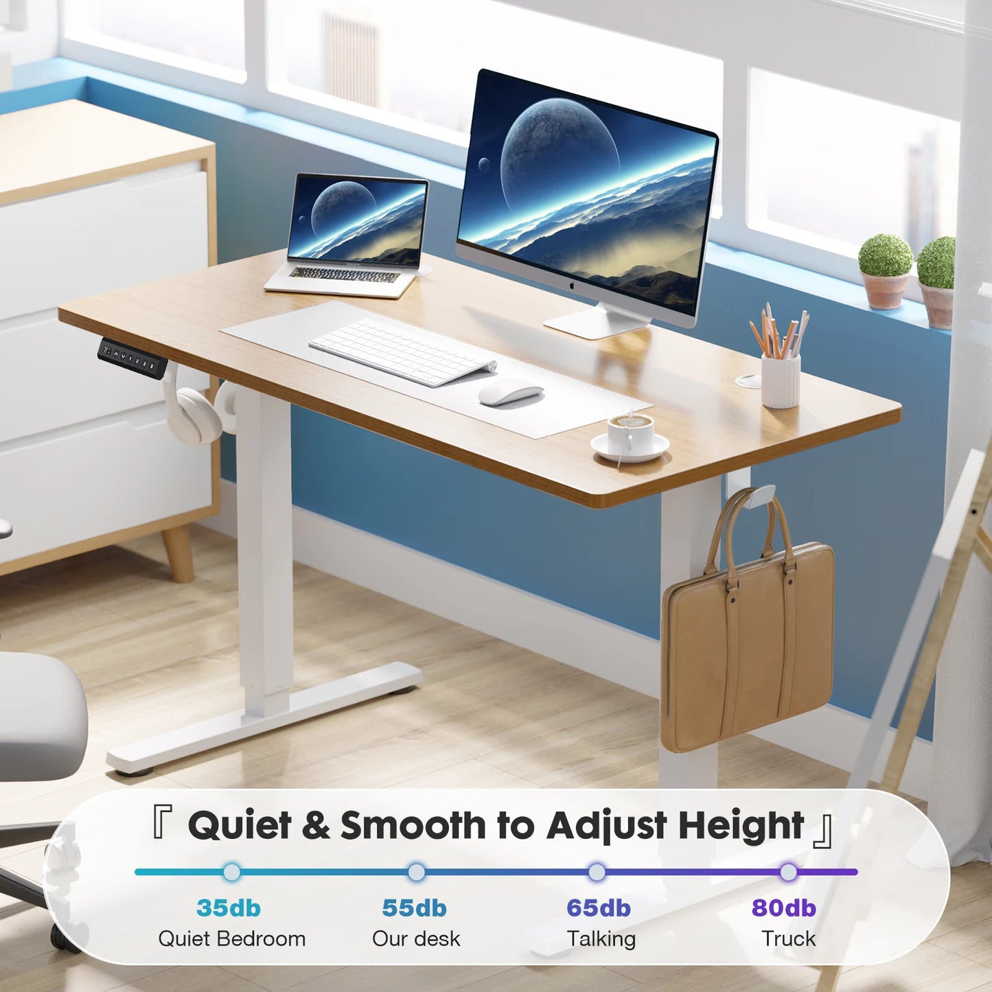 Electric Standing Desk - Height Adjustable - 40x24