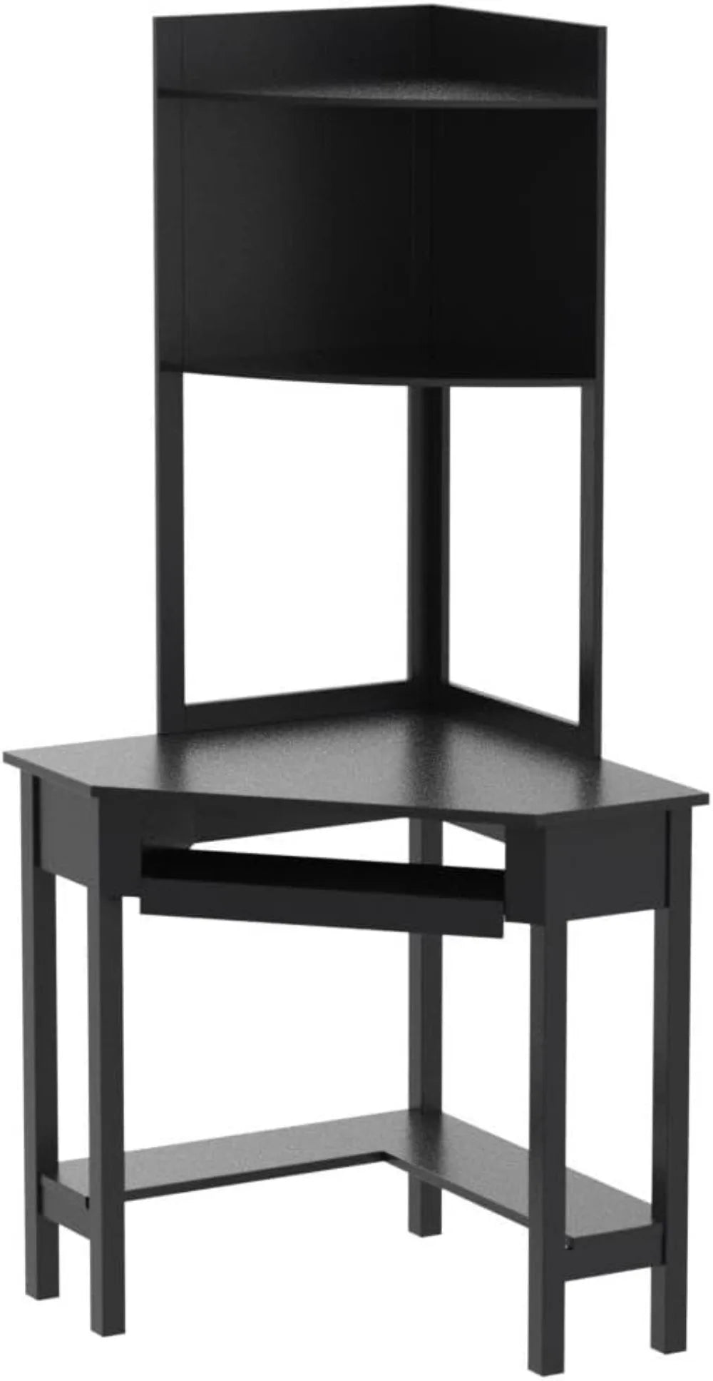 White Corner Desk w/ Hutch