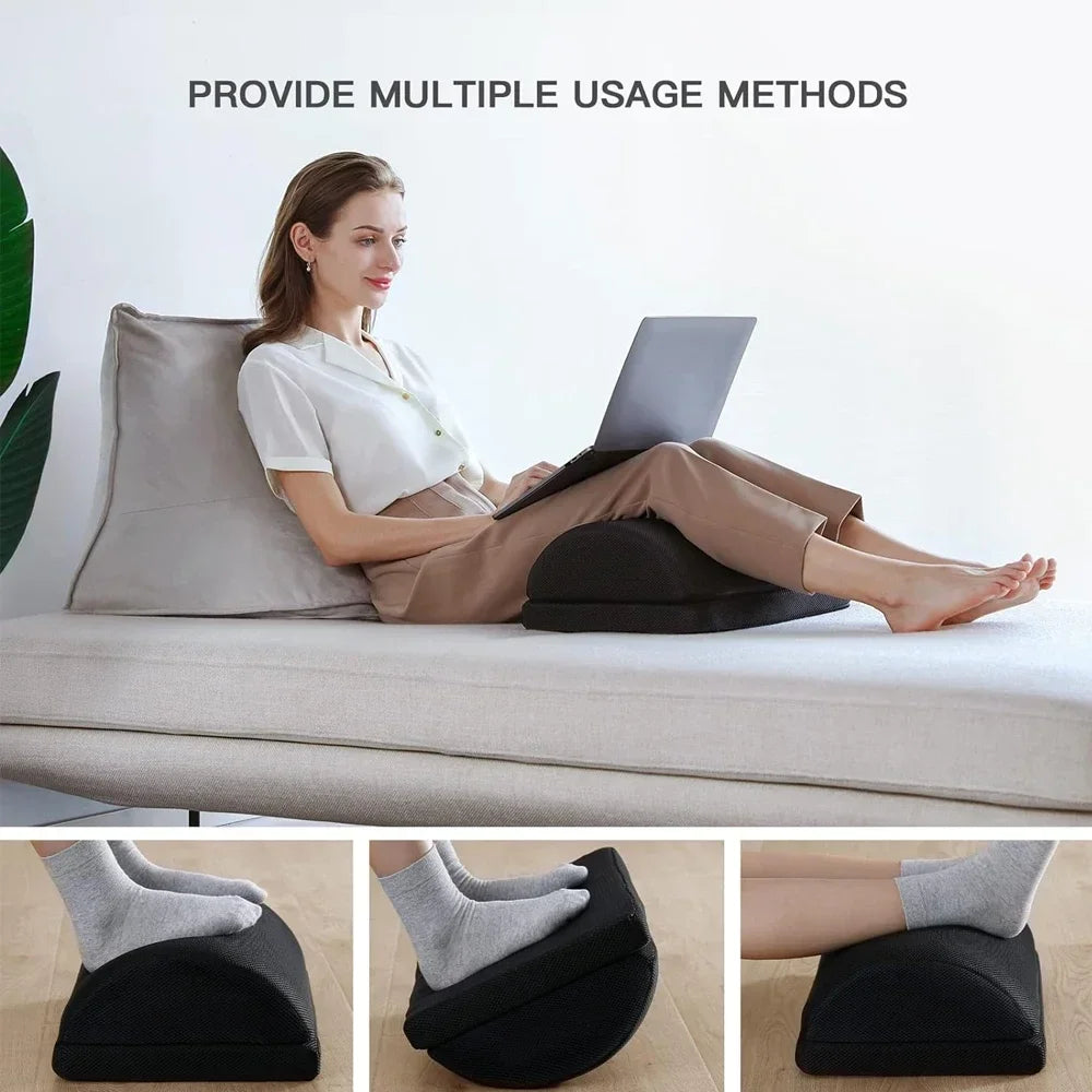 Comfy Footrest for Under Desk - Adjustable Height