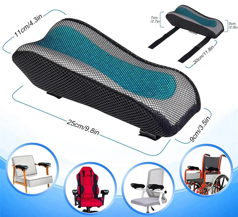 Office Chair Armrest with Cooling Gel