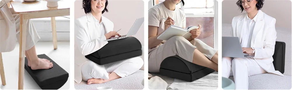 Comfy Footrest for Under Desk - Adjustable Height