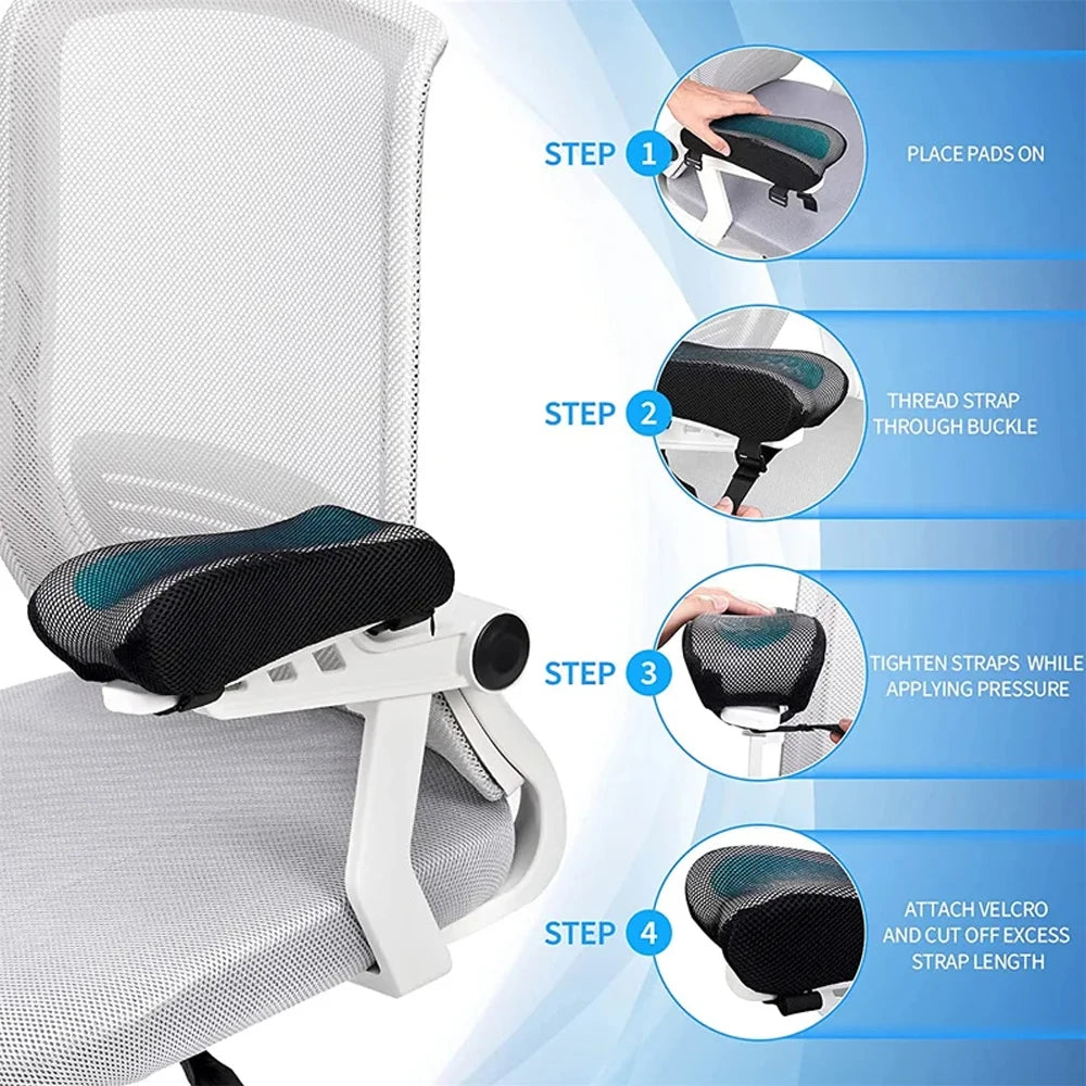 Office Chair Armrest with Cooling Gel