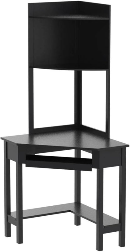 White Corner Desk w/ Hutch