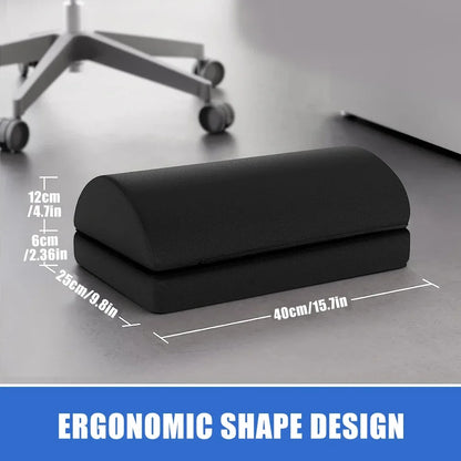 Comfy Footrest for Under Desk - Adjustable Height