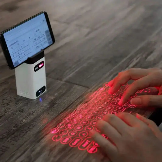 Laser Projection Bluetooth + USB Keyboard